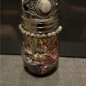 Witchy Crystal vibes mystery jewelry Jar